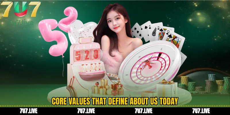 Core Values That Define About us Today